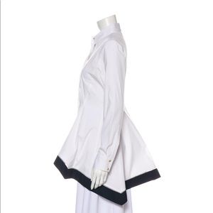 Lela Rose white tunic